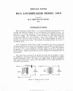 Preview for 17 page of Radio Corporation Of America 100 Service Notes