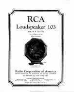 Preview for 29 page of Radio Corporation Of America 100 Service Notes