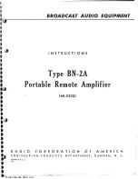 Preview for 3 page of Radio Corporation Of America BN-2A Instructions Manual