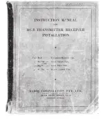 Radio Corporation Pty RC.8 Instruction Manual preview