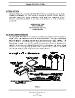 Предварительный просмотр 5 страницы Radio Engineering Industries Digital BUS-WATCH User Manual