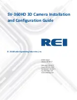 Preview for 1 page of Radio Engineering Industries SV-360HD Installation And Configuration Manual