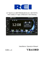 Radio Engineering Industries VR-6100D Installation & Operation Manual preview