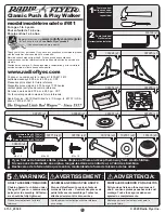 Preview for 1 page of Radio Flyer 611 Quick Start Manual