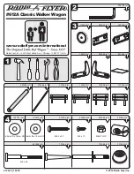 Предварительный просмотр 1 страницы Radio Flyer 612A Instructions Manual