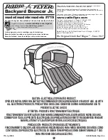 Preview for 1 page of Radio Flyer Backyard Bouncer Jr. 719 Manual