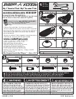 Radio Flyer My 1st Scooter Red Assembly Instructions Manual preview