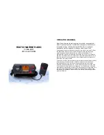 Radio Ocean RO4700 User Manual preview