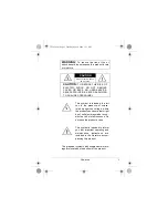 Предварительный просмотр 3 страницы Radio Shack 12-1630 Owner'S Manual