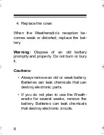 Preview for 8 page of Radio Shack 12-239 Owner'S Manual