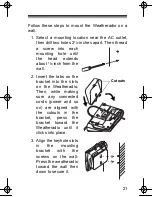 Предварительный просмотр 21 страницы Radio Shack 12-249 Owner'S Manual