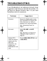 Preview for 40 page of Radio Shack 12-249 Owner'S Manual