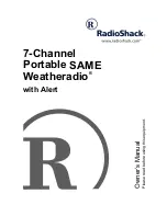 Предварительный просмотр 1 страницы Radio Shack 12-254 Owner'S Manual