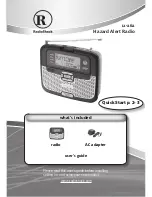 Preview for 1 page of Radio Shack 12-262 User Manual