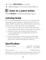 Preview for 6 page of Radio Shack 12-587 User Manual