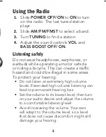 Preview for 3 page of Radio Shack 12-590 User Manual