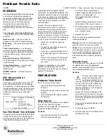 Radio Shack 12-756 Owner'S Manual preview