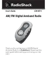 Предварительный просмотр 1 страницы Radio Shack 1201074 User Manual