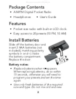 Preview for 2 page of Radio Shack 1201518 User Manual