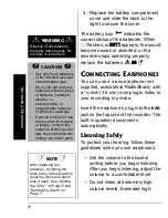 Preview for 4 page of Radio Shack 14-1189 Owner'S Manual