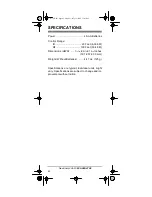 Предварительный просмотр 42 страницы Radio Shack 15-1923 Owner'S Manual