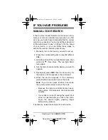 Preview for 10 page of Radio Shack 15-1930 Owner'S Manual