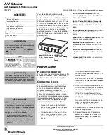 Radio Shack 15-1977 Owner'S Manual preview