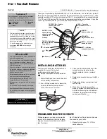 Radio Shack 15-2125 Owner'S Manual предпросмотр