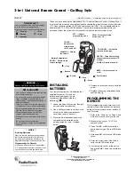 Предварительный просмотр 1 страницы Radio Shack 15-2127 Owner'S Manual