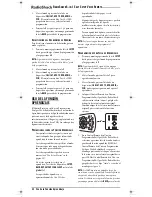 Предварительный просмотр 24 страницы Radio Shack 15-2146 - Voice Prompt Universal Remote Owner'S Manual