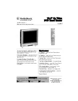 Radio Shack 16-3314 Owner'S Manual preview