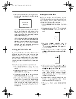 Предварительный просмотр 21 страницы Radio Shack 16-635 Owner'S Manual