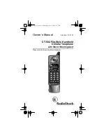 Предварительный просмотр 1 страницы Radio Shack 17-1111 Owner'S Manual