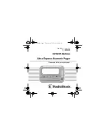 Radio Shack 17-8002 Owner'S Manual предпросмотр