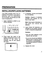 Preview for 7 page of Radio Shack 1750L Owner'S Manual