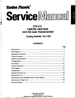 Radio Shack 19-1125 Service Manual предпросмотр