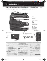 Radio Shack 20-108 User Manual preview