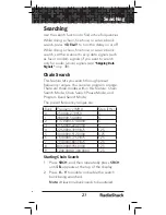 Предварительный просмотр 21 страницы Radio Shack 20-162 User Manual