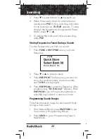 Preview for 22 page of Radio Shack 20-162 User Manual