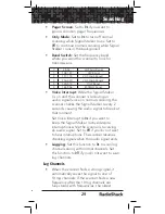 Preview for 29 page of Radio Shack 20-162 User Manual