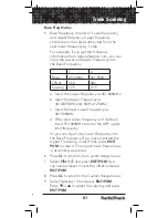 Предварительный просмотр 61 страницы Radio Shack 20-162 User Manual