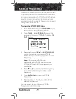 Preview for 70 page of Radio Shack 20-162 User Manual