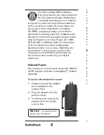 Предварительный просмотр 8 страницы Radio Shack 20-164 User Manual