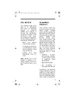 Preview for 5 page of Radio Shack 20-313 Owner'S Manual