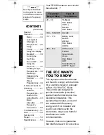 Preview for 4 page of Radio Shack 20-315 Owner'S Manual