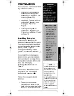 Preview for 7 page of Radio Shack 20-315 Owner'S Manual