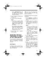 Preview for 19 page of Radio Shack 20-418 Owner'S Manual