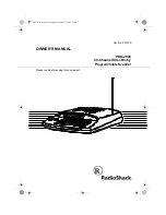 Radio Shack 20-419 Owner'S Manual preview