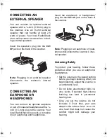 Preview for 8 page of Radio Shack 20-422 Owner'S Manual