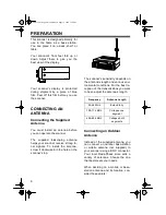 Preview for 8 page of Radio Shack 20-430 Owner'S Manual